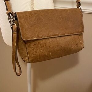 Brown Leather Crossbody Bag